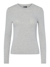 Ladda upp bild till gallerivisning, PCMARIA Top - Light Grey Melange