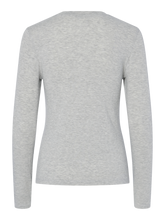 Ladda upp bild till gallerivisning, PCMARIA Top - Light Grey Melange