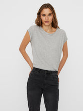 Ladda upp bild till gallerivisning, VMAVA T-Shirt - Light Grey Melange
