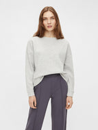 PCCHILLI Sweat - Light Grey Melange
