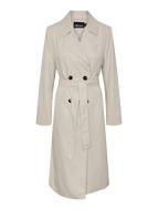 PCSCARLETT Coat - Silver Gray