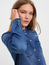 Ladda upp bild till gallerivisning, VMMARIA Shirts - Medium Blue Denim
