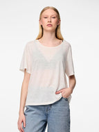 PCSYLVIE T-Shirt - Bright White